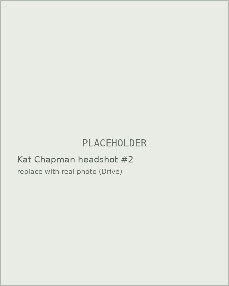 Kat Chapman, BSN, RN — professional headshot, alternate [PLACEHOLDER]